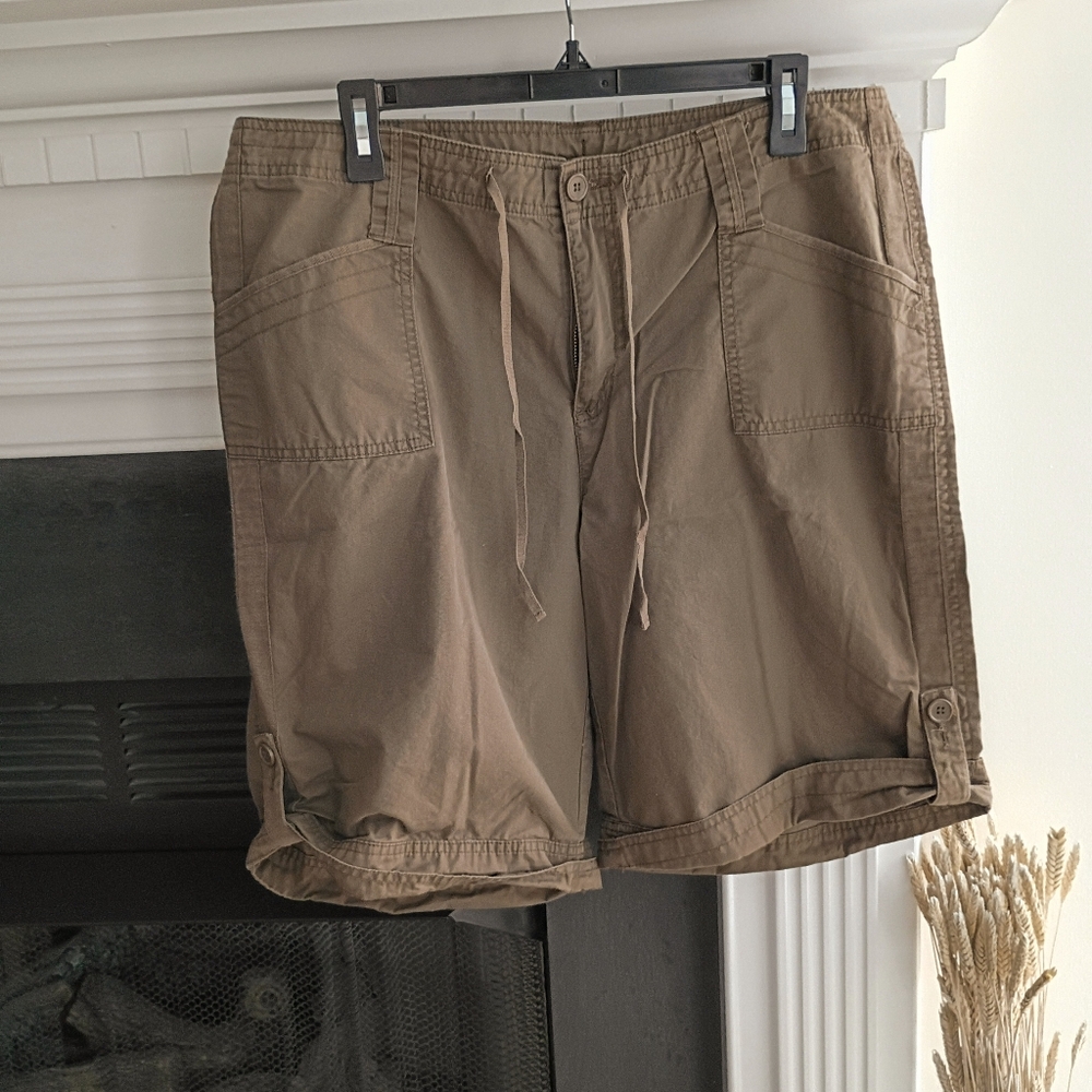 Adult Christopher & Banks 16 Brown Shorts